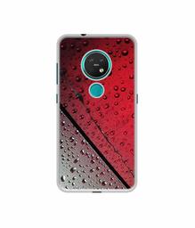 Amazon Brand - Solimo Designer Water Drop On Glass UV Printed Soft Back Case Mobile Cover for Nokia 7.2