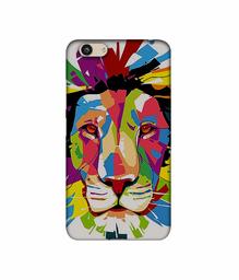 Amazon Brand - Solimo Designer Lion Multicolor Vector 3D Printed Hard Back Case Mobile Cover for Vivo Y53