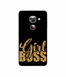 Amazon Brand - Solimo Designer Sparkle Girl Boss 3D Printed Hard Back Case Mobile Cover for LeEco Le Max 2