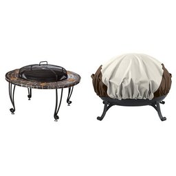 AmazonBasics Fire Pit and Cover Set