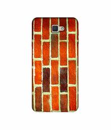 Amazon Brand - Solimo Designer Brick Texture 3D Printed Hard Back Case Mobile Cover for Samsung Galaxy J5 Prime