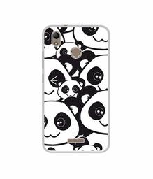 Amazon Brand - Solimo Designer Panda Texture UV Printed Soft Back Case Mobile Cover for Infocus Turbo 5