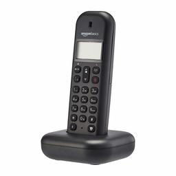 AmazonBasics DECT - Teléfono de casa, Color Negro