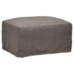 Amazon Brand – Stone & Beam Andover Slipcover Ottoman, 32