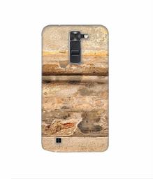 Amazon Brand - Solimo Designer Rushed Marble 3D Printed Hard Back Case Mobile Cover for LG K7