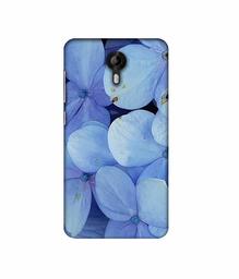 Amazon Brand - Solimo Designer Light Blue Flower Photography 3D Printed Hard Back Case Mobile Cover for Micromax Canvas Nitro 4G E455