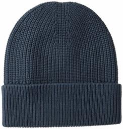 Amazon Brand - Goodthreads Heren Zacht Katoen Gewassen Beanie Beanie Hoed,Effen marineblauw,Eén maat