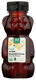 365 Whole Foods Market, Organic US Grade A Honey, Amber Mountain Forest, 12 once (imballaggio può variare)