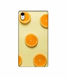 Amazon Brand - Solimo Designer Orange Texture 3D Printed Hard Back Case Mobile Cover for Sony Xperia Z2