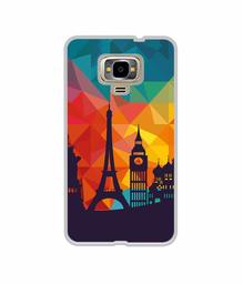 Amazon Brand - Solimo Designer Colored Paris UV Printed Soft Back Case Mobile Cover for Samsung Z4