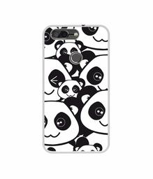 Amazon Brand - Solimo Designer Panda Texture UV Printed Soft Back Case Mobile Cover for InFocus Vision 3 Pro