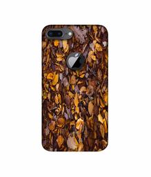 Amazon Brand - Solimo Designer Dry Leafs 3D Printed Hard Back Case Mobile Cover for Apple iPhone 8 Plus (with Logo Cut)