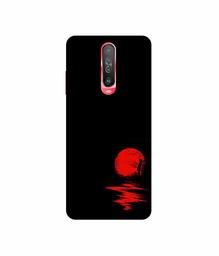 Amazon Brand - Solimo Designer Red Moon 3D Printed Hard Back Case Mobile Cover for Poco X2 / Mi Redmi K30