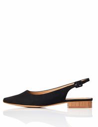 find. Women's Flat Slingback Chisel Toe Ballet, Black, 9.5 us