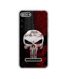 Amazon Brand - Solimo Designer Punisher Skull UV Printed Soft Back Case Mobile Cover for Comio C1