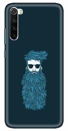 Amazon Brand - Solimo Designer Beard Man 3D Printed Hard Back Case Mobile Cover for Xiaomi Redmi Note 8