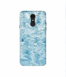 Amazon Brand - Solimo Designer Feather Texture 3D Printed Hard Back Case Mobile Cover for LG Q7