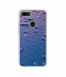 Amazon Brand - Solimo Designer Water Drops UV Printed Soft Back Case Mobile Cover for Tecno Camon i Twin