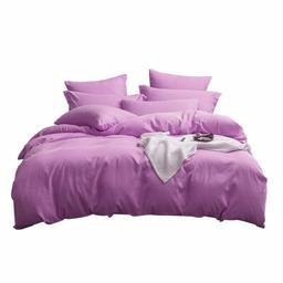 UMI Merryfeel Microfiber Duvet Cover Set,Lightweight and Soft Bedding Set (8 Sizes,12 Colours)(200x200+2x80x80cm,Pink)