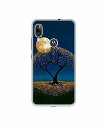 Amazon Brand - Solimo Designer Dark Night View UV Printed Soft Back Case Mobile Cover for Motorola Moto E6s