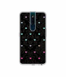 Amazon Brand - Solimo Designer Heart Texture UV Printed Soft Back Case Mobile Cover for Oppo F11 Pro