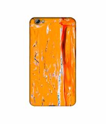 Amazon Brand - Solimo Designer Gold Yellow Paint 3D Printed Hard Back Case Mobile Cover for Vivo Y66