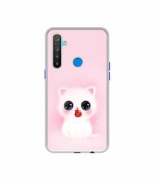 Amazon Brand - Solimo Designer Kitty UV Printed Soft Back Case Mobile Cover for Realme 5 / Realme 5s / Realme 5i