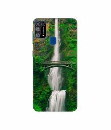 Amazon Brand - Solimo Designer Waterfall 3D Printed Hard Back Case Mobile Cover for Samsung Galaxy M31