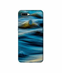 Amazon Brand - Solimo Designer Sea Wave 3D Printed Hard Back Case Mobile Cover for Oppo A7