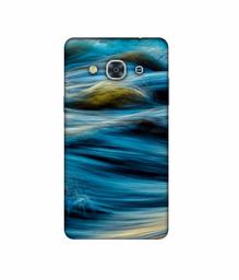 Amazon Brand - Solimo Designer Sea Wave 3D Printed Hard Back Case Mobile Cover for Samsung Galaxy J3 Pro