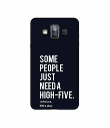 Amazon Brand - Solimo Designer High-Five 3D Printed Hard Back Case Mobile Cover for Samsung Galaxy J7 Duo