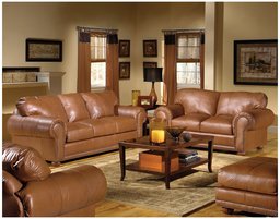 Strathwood Grosse Pointe Leather Furniture Collection