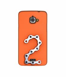 Amazon Brand - Solimo Designer Two Number 3D Printed Hard Back Case Mobile Cover for InFocus M350