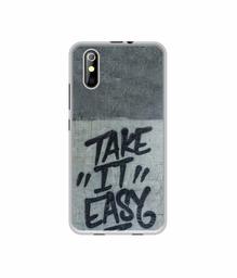 Amazon Brand - Solimo Designer Take It Easy UV Printed Soft Back Case Mobile Cover for iKall K200