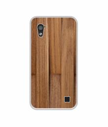 Amazon Brand - Solimo Designer Wooden Art UV Printed Soft Back Case Mobile Cover for Infocus M370i