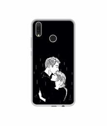 Amazon Brand - Solimo Designer Couples Standing in Rain UV Printed Soft Back Case Mobile Cover for Huawei Y9 (2019)