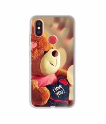 Amazon Brand - Solimo Designer Teddy Bear UV Printed Soft Back Case Mobile Cover for Mi A2