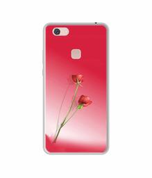 Amazon Brand - Solimo Designer Red Roses UV Printed Soft Back Case Mobile Cover for Vivo Z10