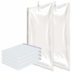 UMI Lot de 4 sacs de rangement sous vide pour vêtements (135 x 70 cm)