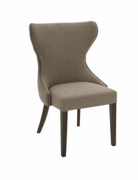 Amazon Brand – Stone & Beam Flanigan Curved-Back Upholstered Dining Chair, 24.4