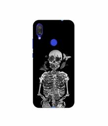 Amazon Brand - Solimo Designer Skeletan 3D Printed Hard Back Case Mobile Cover for Xiaomi Redmi Note 7 Pro