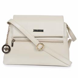 Nia & Nicole Women's Sling Bag (Cream)