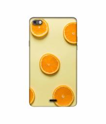 Amazon Brand - Solimo Designer Orange Texture 3D Printed Hard Back Case Mobile Cover for Micromax Canvas Sliver 5 Q450