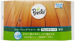 [Amazon Brand] Presto! Wet Sheets for Flooring Wiper Thick 20 Count