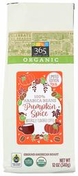 365 Everyday Value, Organic Pumpkin Spice Coffee, 12 oz