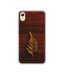 Amazon Brand - Solimo Designer Leaf on Wood UV Printed Soft Back Case Mobile Cover for Tecno i3 Pro