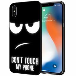 Amazon Brand - Solimo Designer Don't Touch My Mobile Printed Hard Back Case Mobile Cover for Apple iPhone Xs Max (D1153)