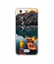 Amazon Brand - Solimo Designer Lake View UV Printed Soft Back Case Mobile Cover for Lyf C451