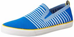 Amazon Brand - House & Shields Men's Blue/White Textile Sneakers-7 UK (41 EU) (8 US) (AZ-HS-009)