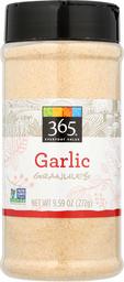 365 Everyday Value, Garlic Granules, 9.59 oz